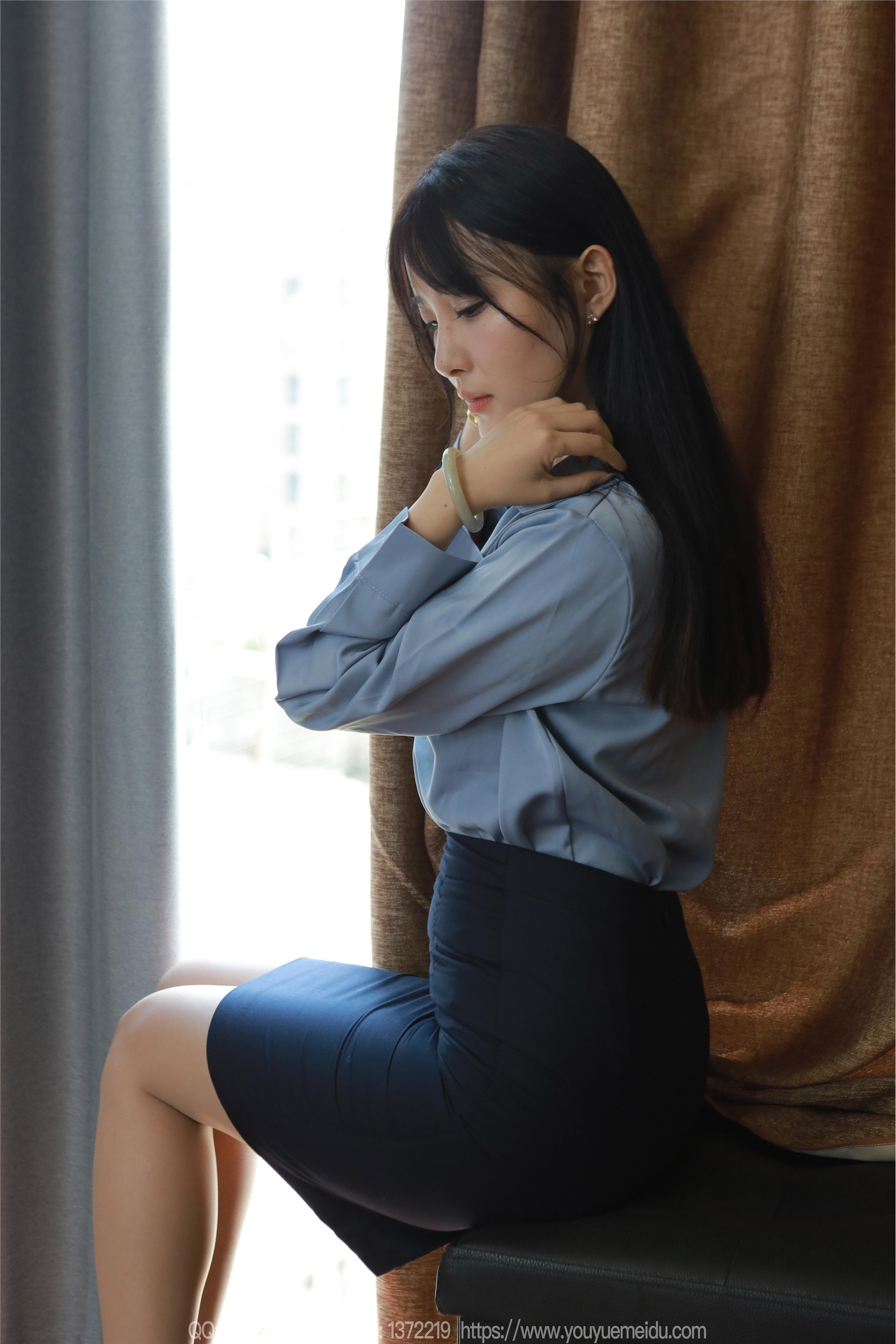 IESS异思趣向  2024.09.04 丝享家 1837 婉萍《蓝色衬衣》